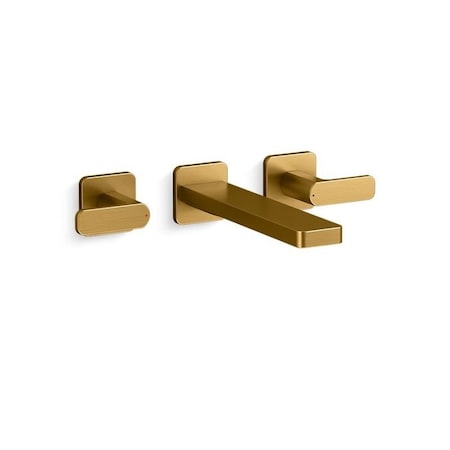 Kohler Parallel 2H Wm Bath Faucet Trm, Lever T23491-4-2MB